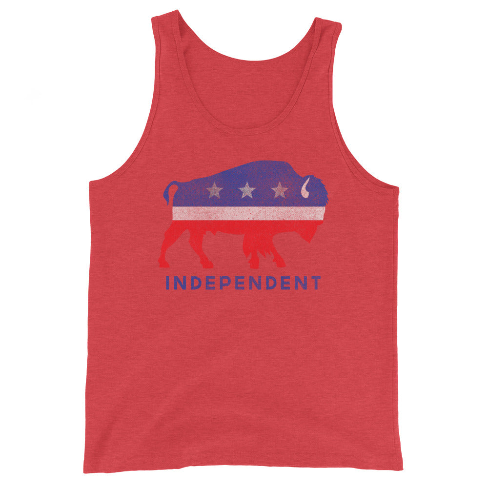 Independent Bison Distressed Unisex Tank Top