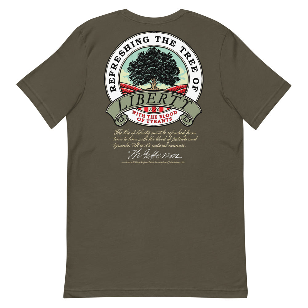 Refreshing the Tree of Liberty Thomas Jefferson T-Shirt