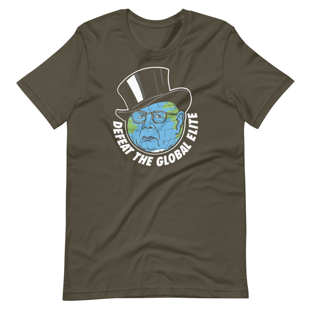 Defeat the Global Elite Short-Sleeve Unisex T-Shirt