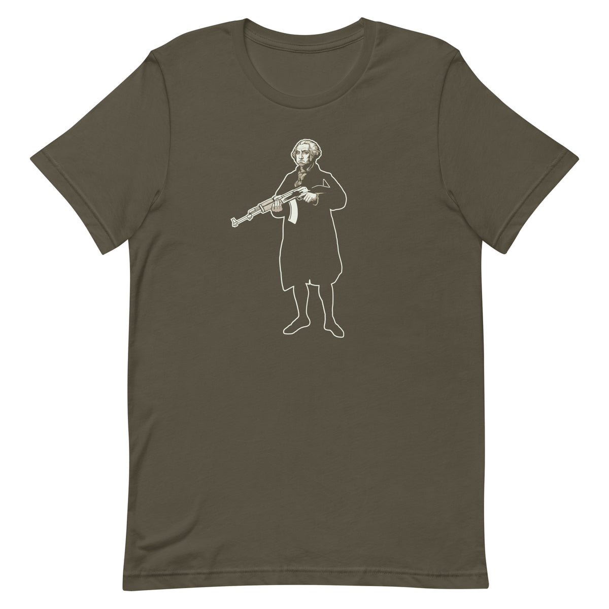 George Washington With an AK47 T-Shirt