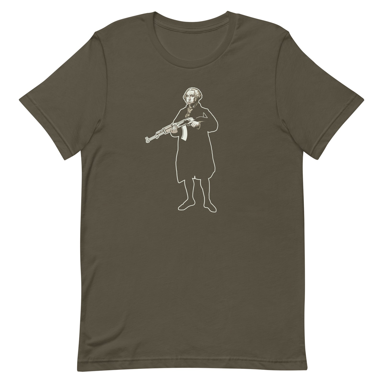 George Washington With an AK47 T-Shirt
