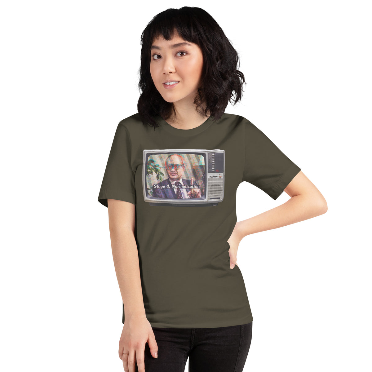 Yuri Bezmenov The Fourth Stages of Ideological Subversion Short-Sleeve Graphic T-Shirt