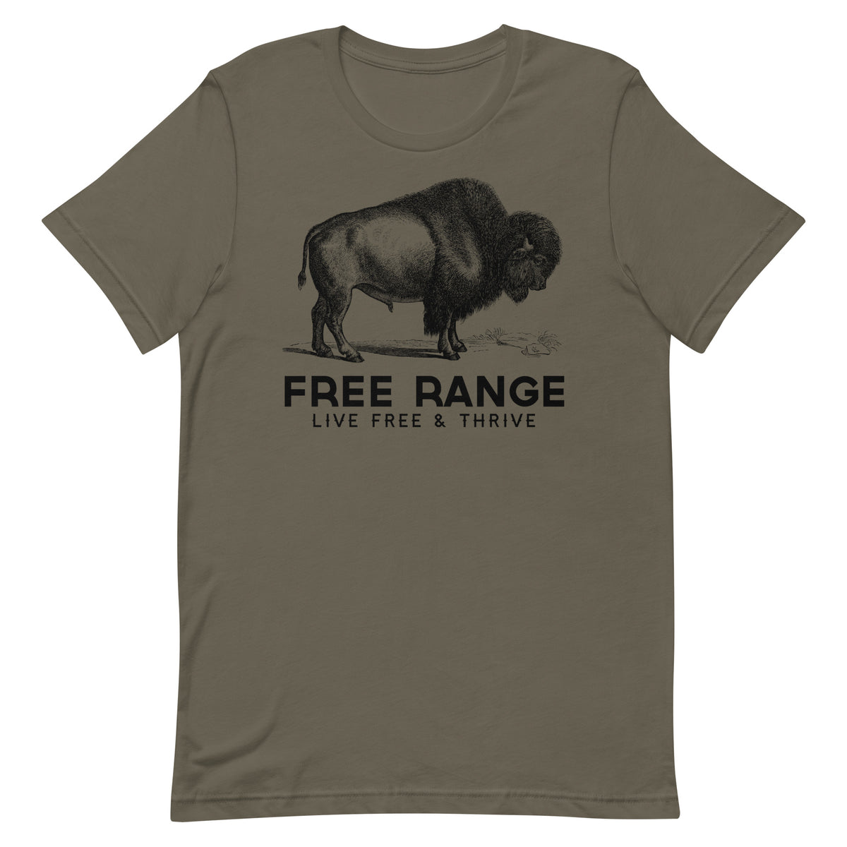 Free Range Short Sleeve Graphic T-Shirt
