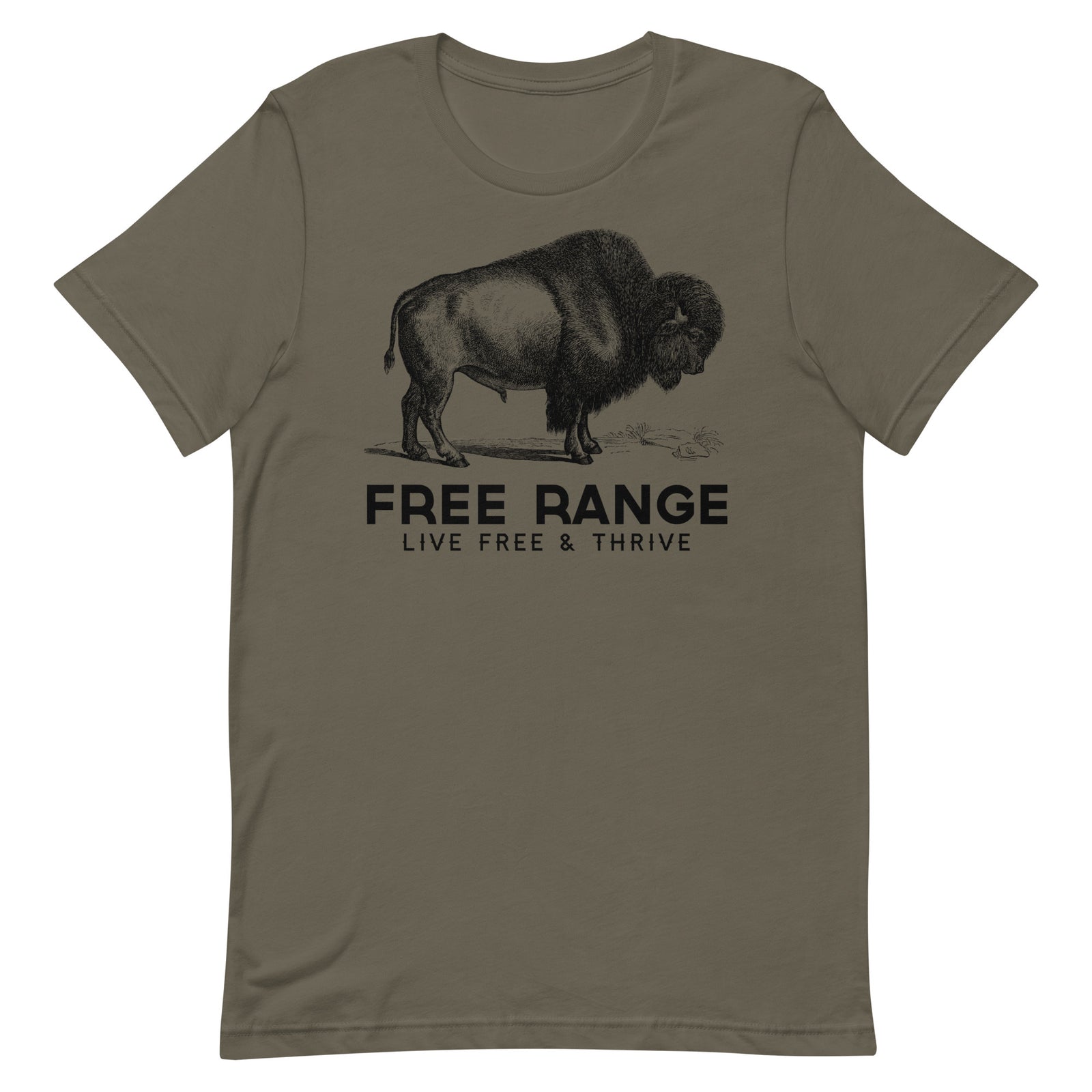 Free Range Short Sleeve Graphic T-Shirt