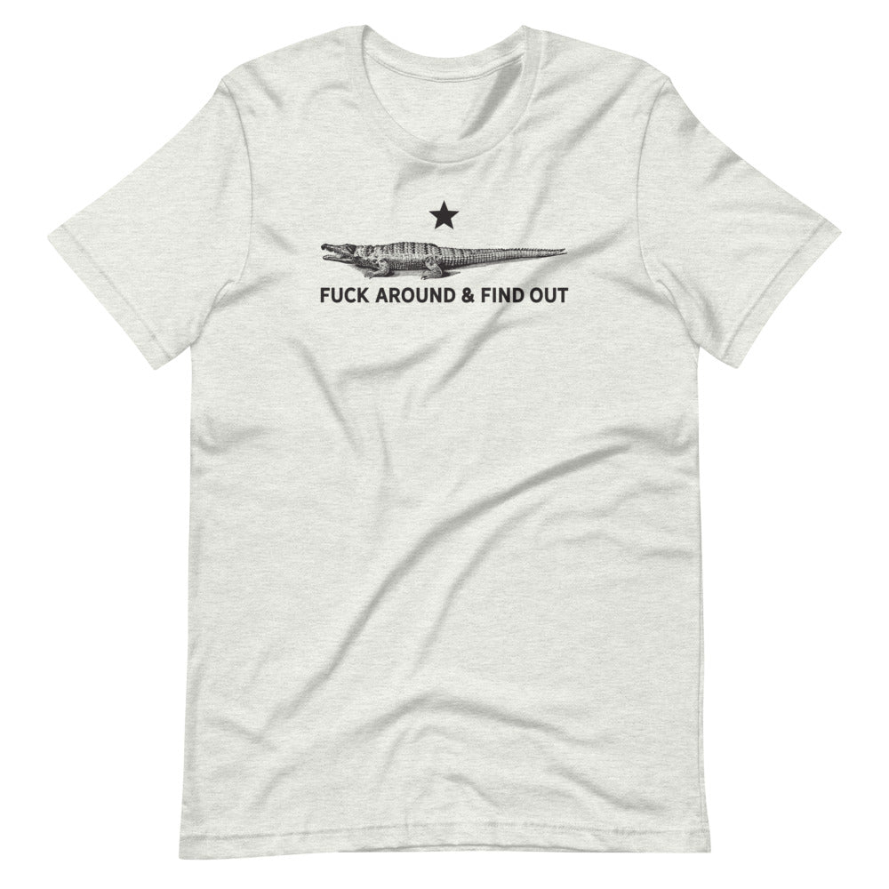 Crocodile Fuck Around And Find Out Short-Sleeve Unisex T-Shirt
