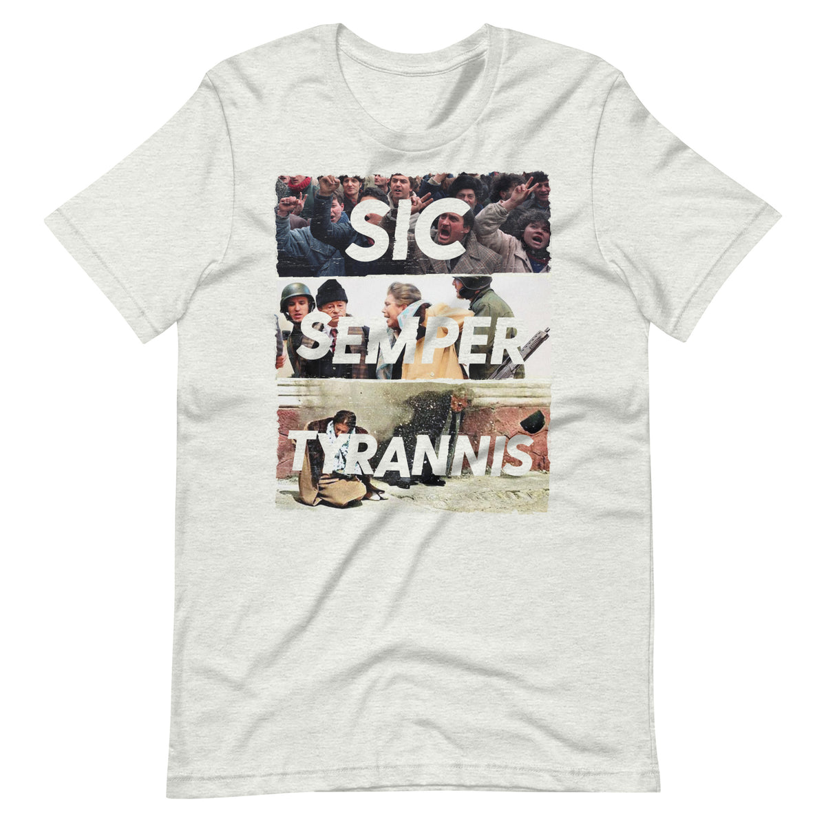 Sic Semper Tyrannis Ceausescu Unisex Graphic Tee