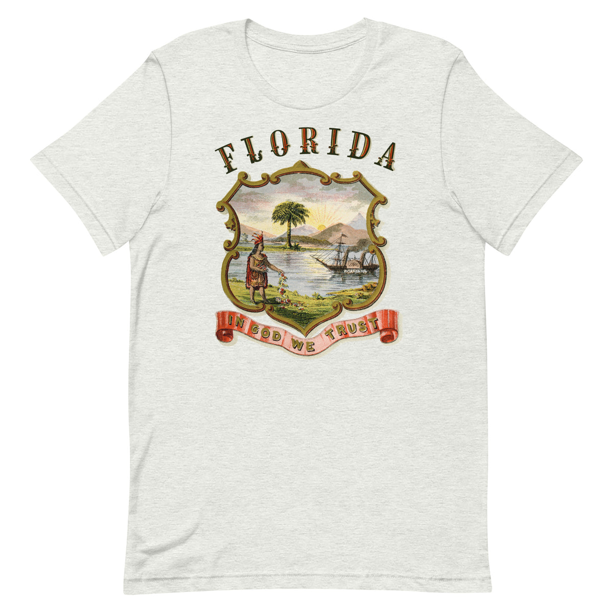 Vintage Florida State Seal Graphic T-Shirt