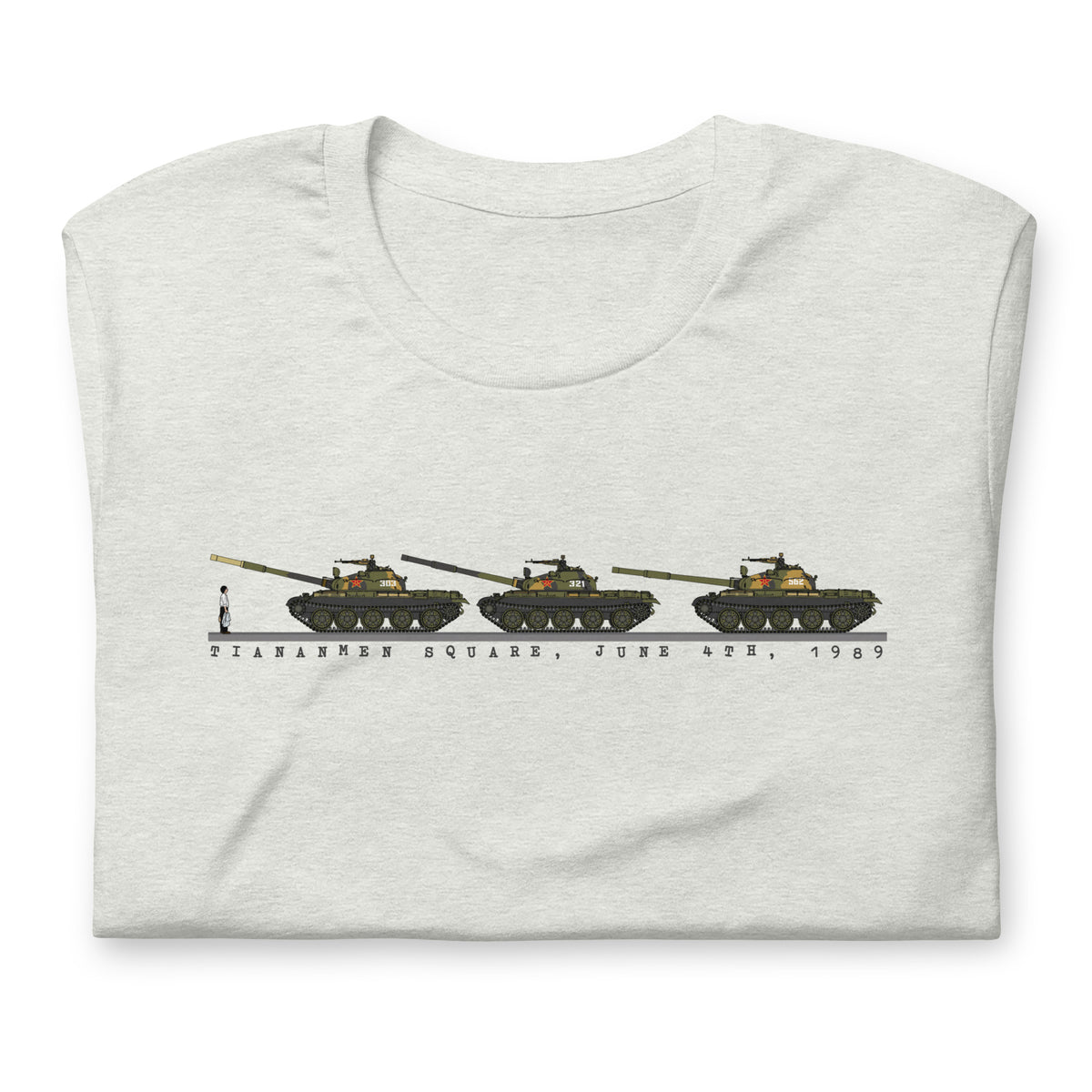 Tiananmen Tank Man 33rd Anniversary T-Shirt