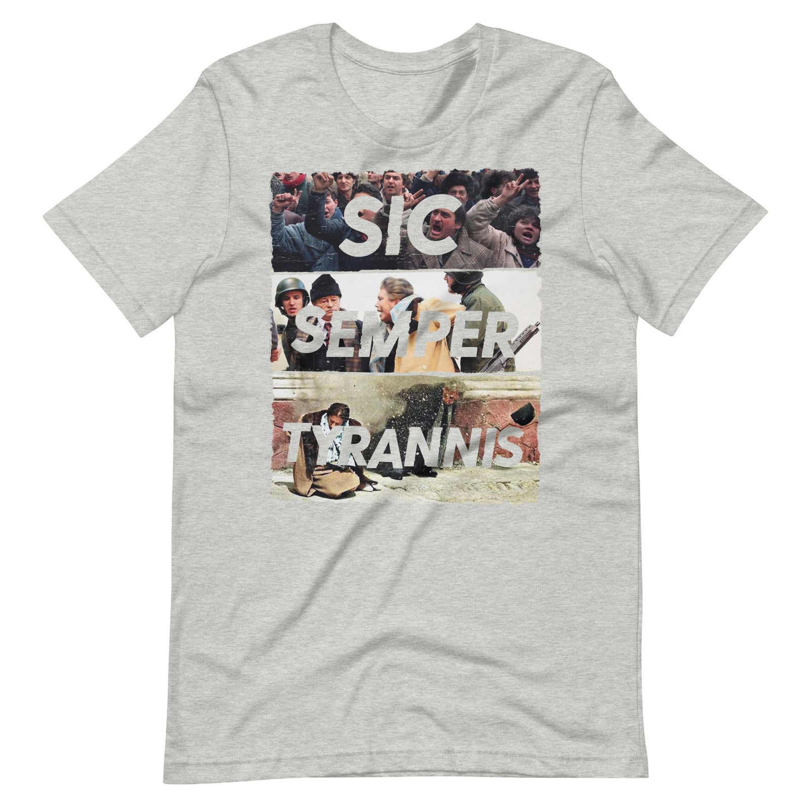 Sic Semper Tyrannis Ceausescu Unisex Graphic Tee