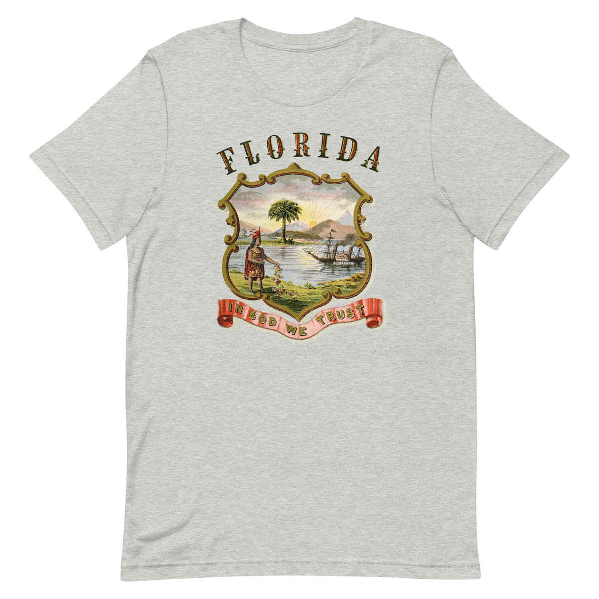 Vintage Florida State Seal Graphic T-Shirt