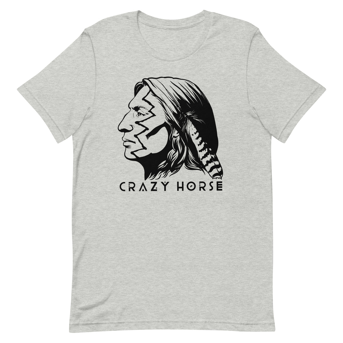 Crazy Horse War Paint Graphic T-Shirt