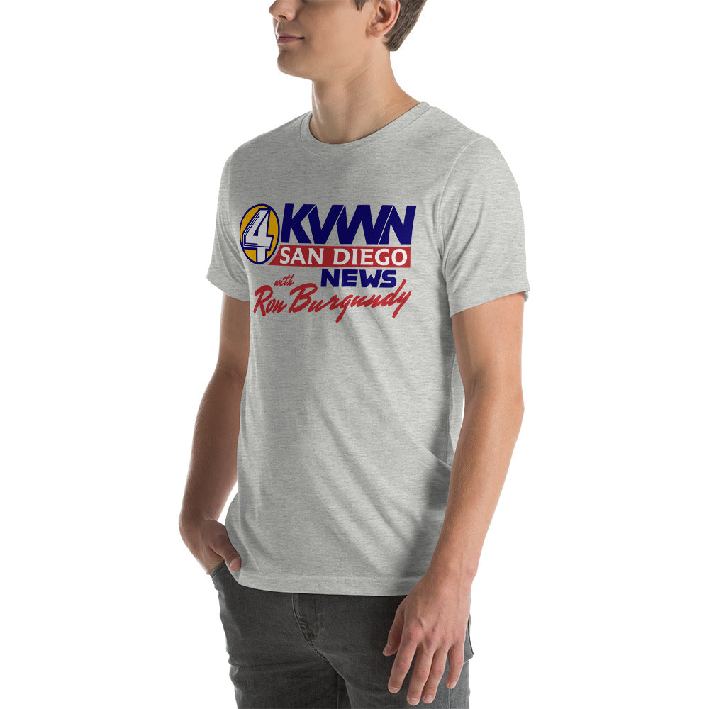 KVWN News with Ron Burgundy Shirt