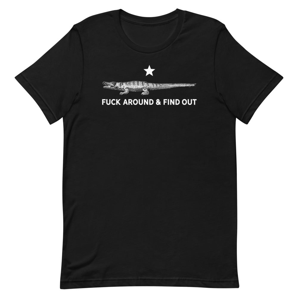 Crocodile Fuck Around And Find Out Short-Sleeve Unisex T-Shirt