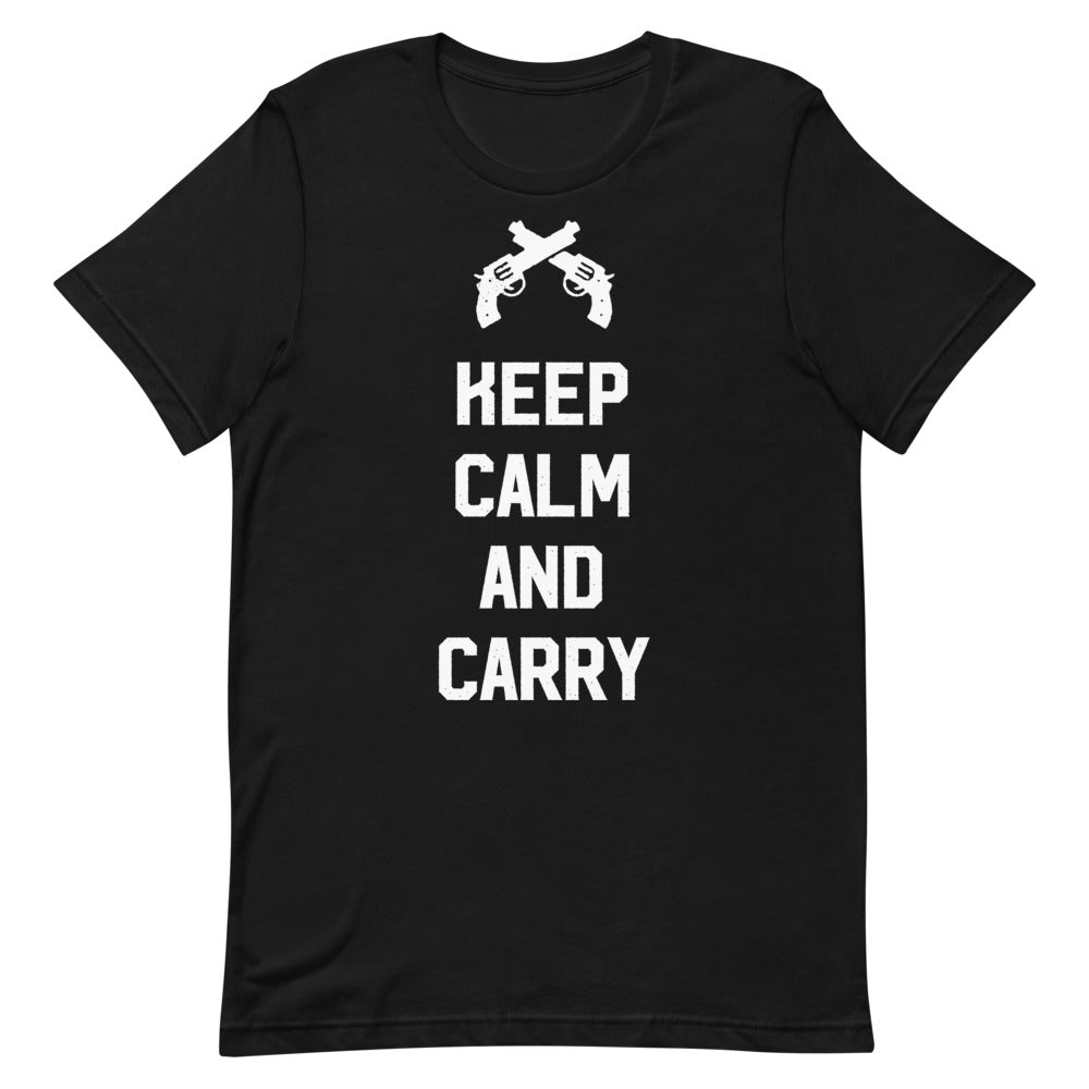 Keep Calm and Carry Short-Sleeve Unisex T-Shirt