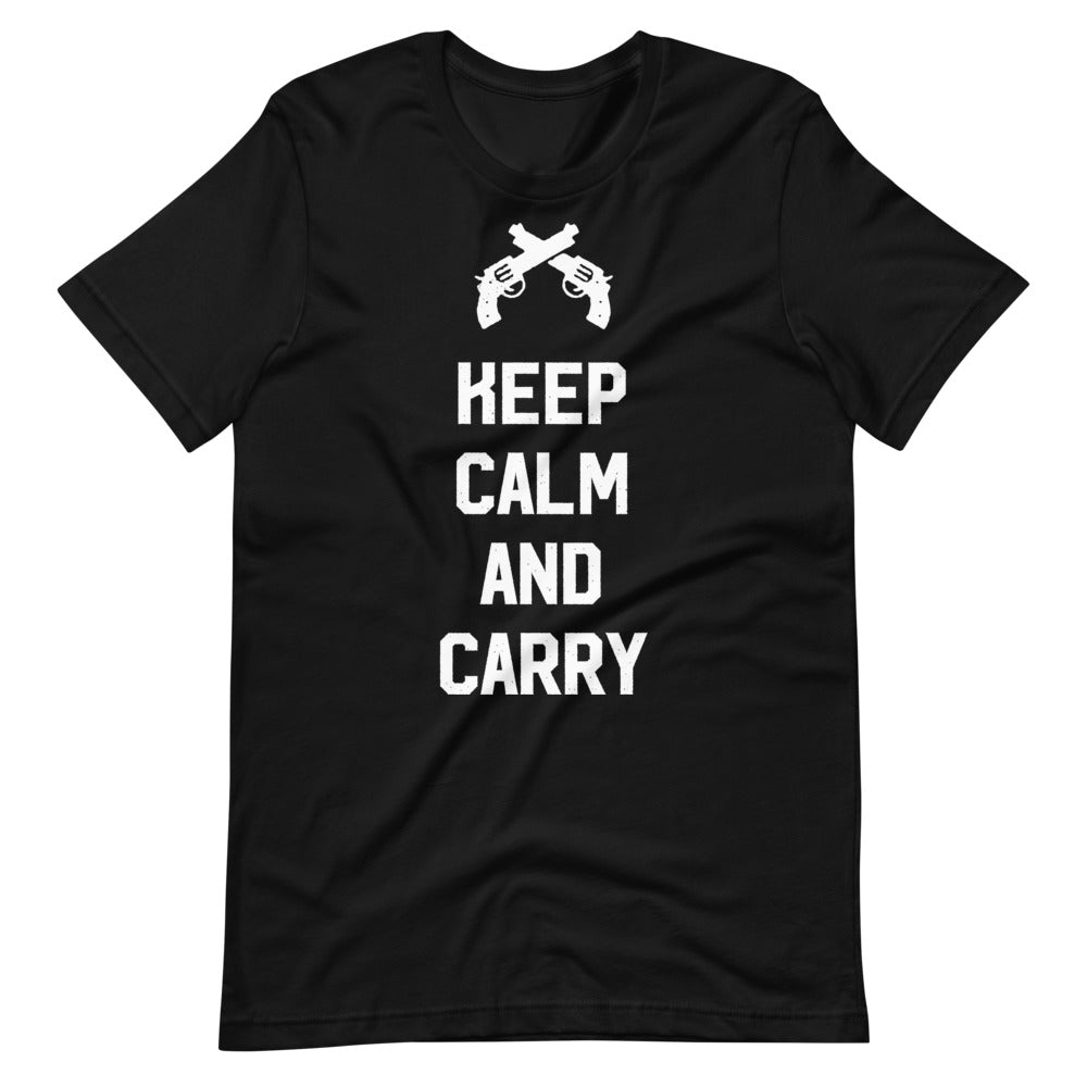 Keep Calm and Carry Short-Sleeve Unisex T-Shirt