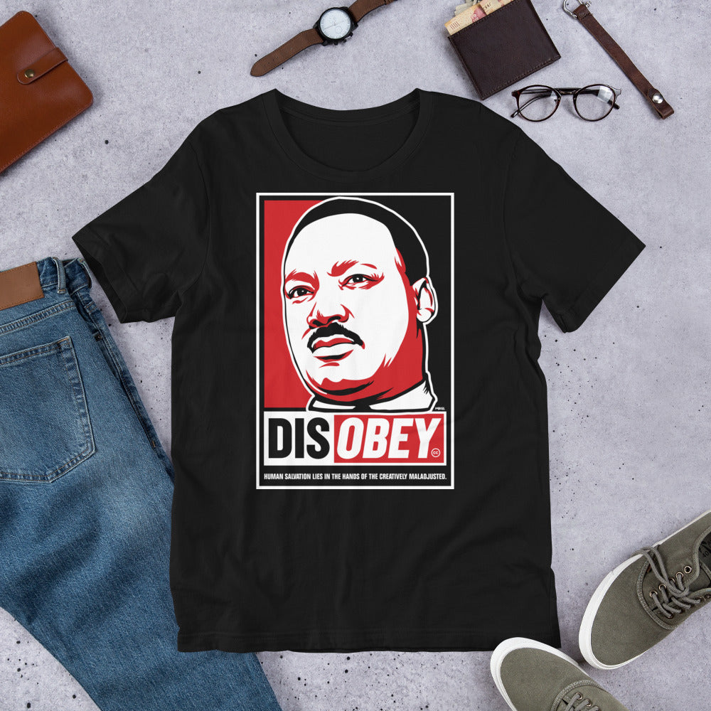 MLK Civil Disobedience Quotation Graphic T-Shirt