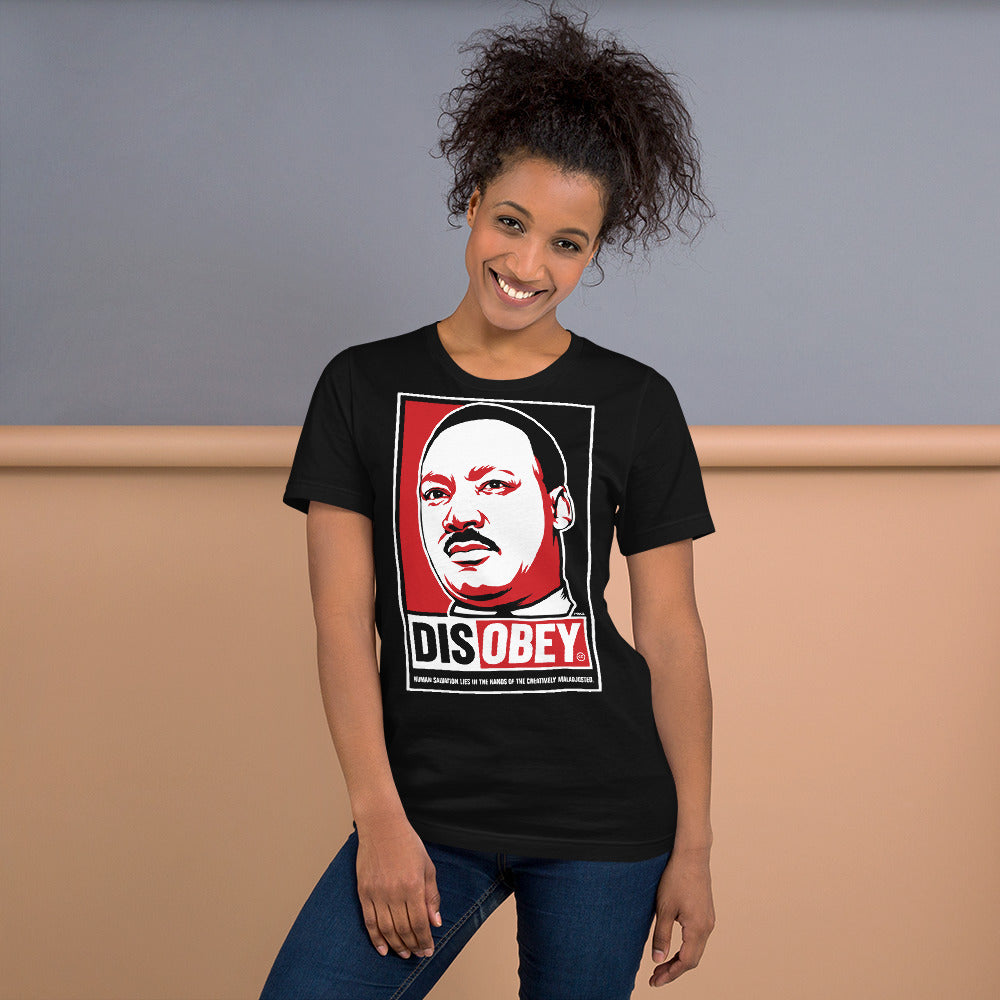 MLK Civil Disobedience Quotation Graphic T-Shirt