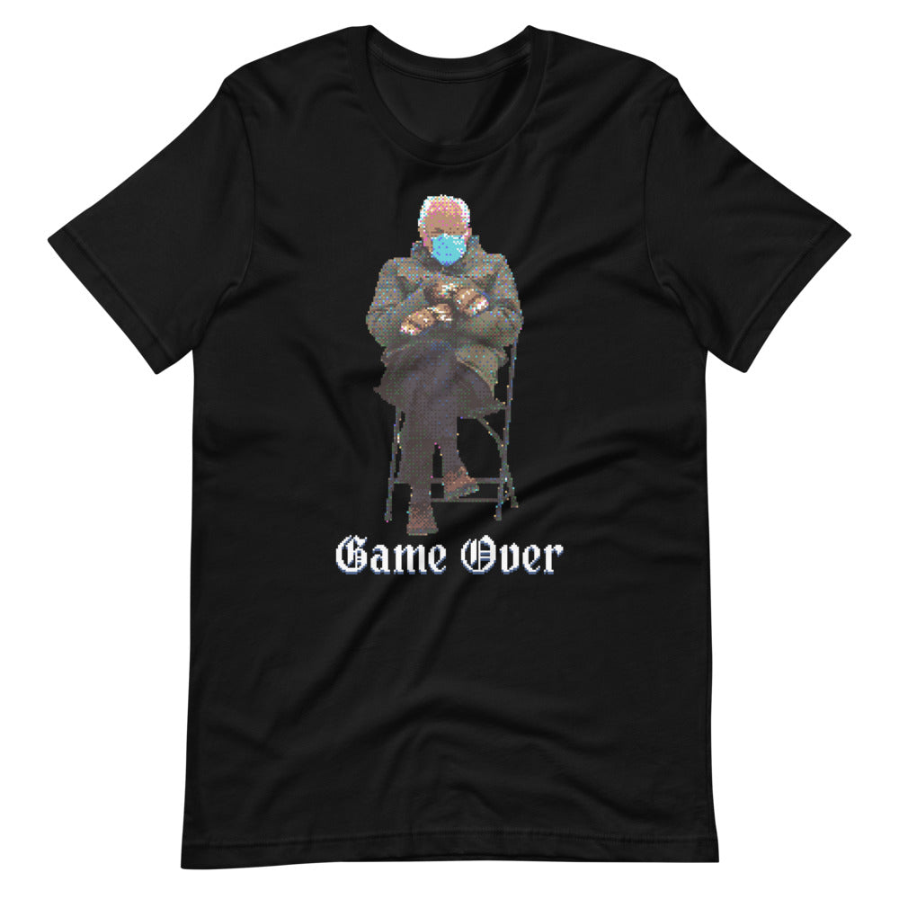 Bernie Sanders Game Over 8-Bit Pixel Art T-Shirt