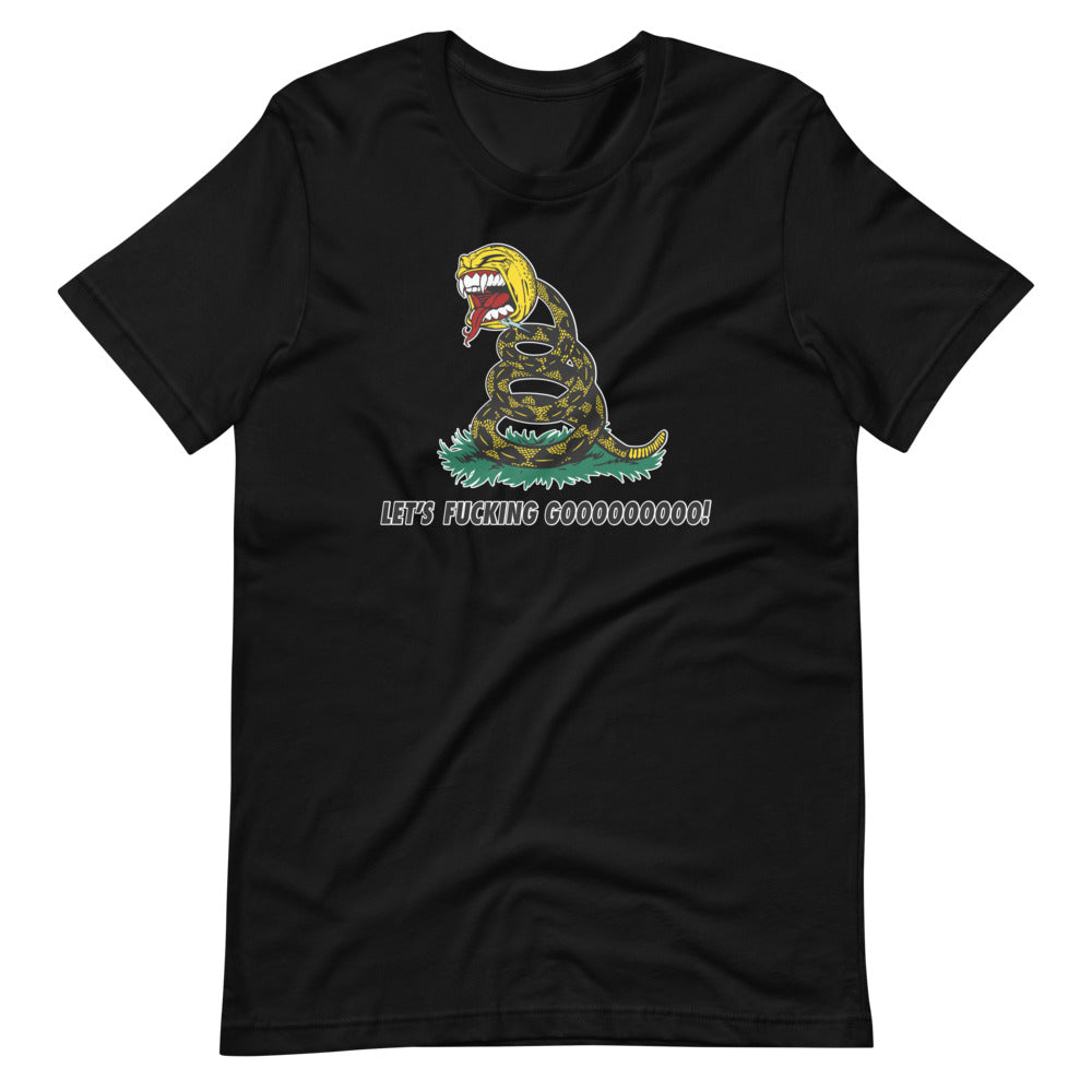 Let's Fucking Goooo Gadsden Short-Sleeve Unisex T-Shirt