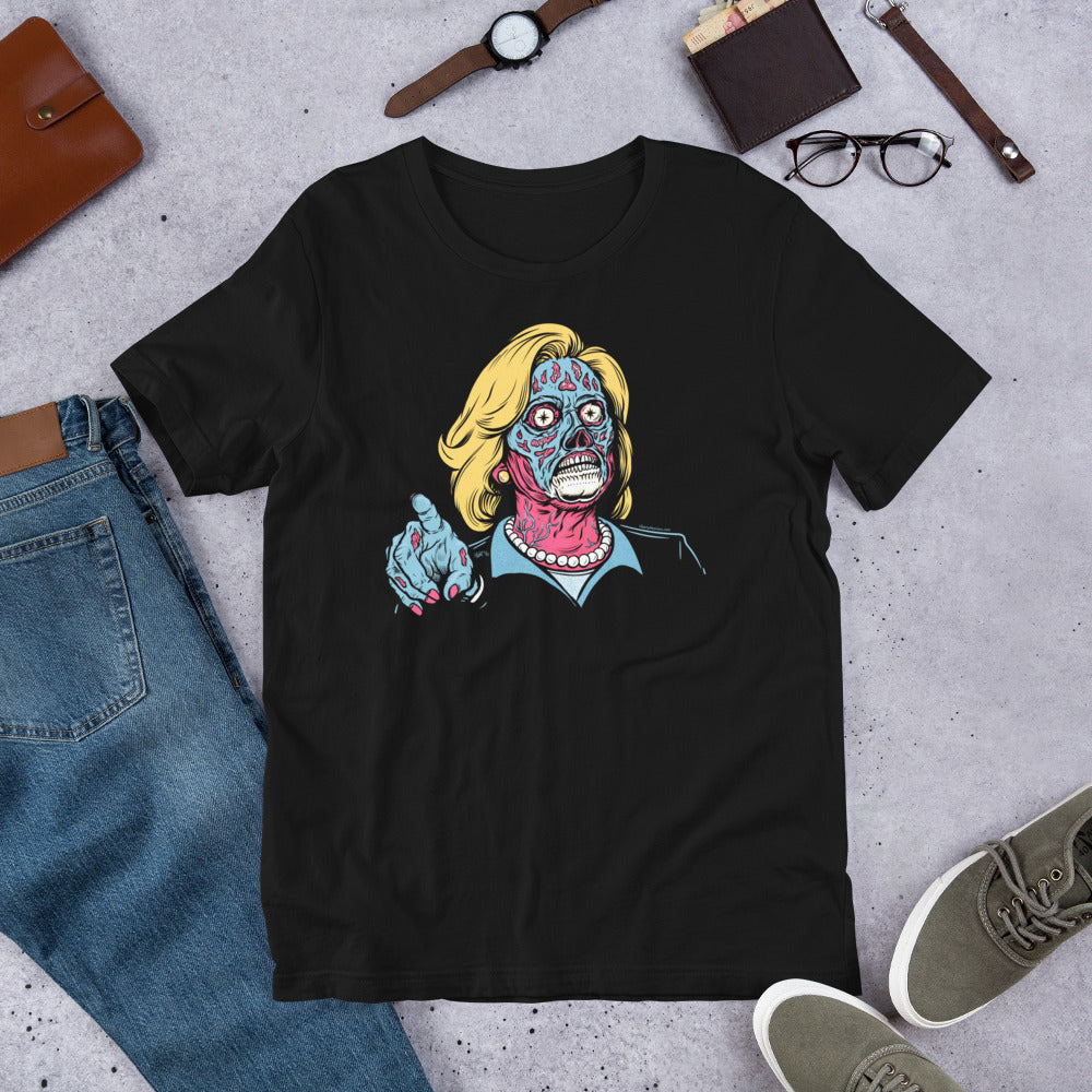 They Live Hillary Clinton T-Shirt