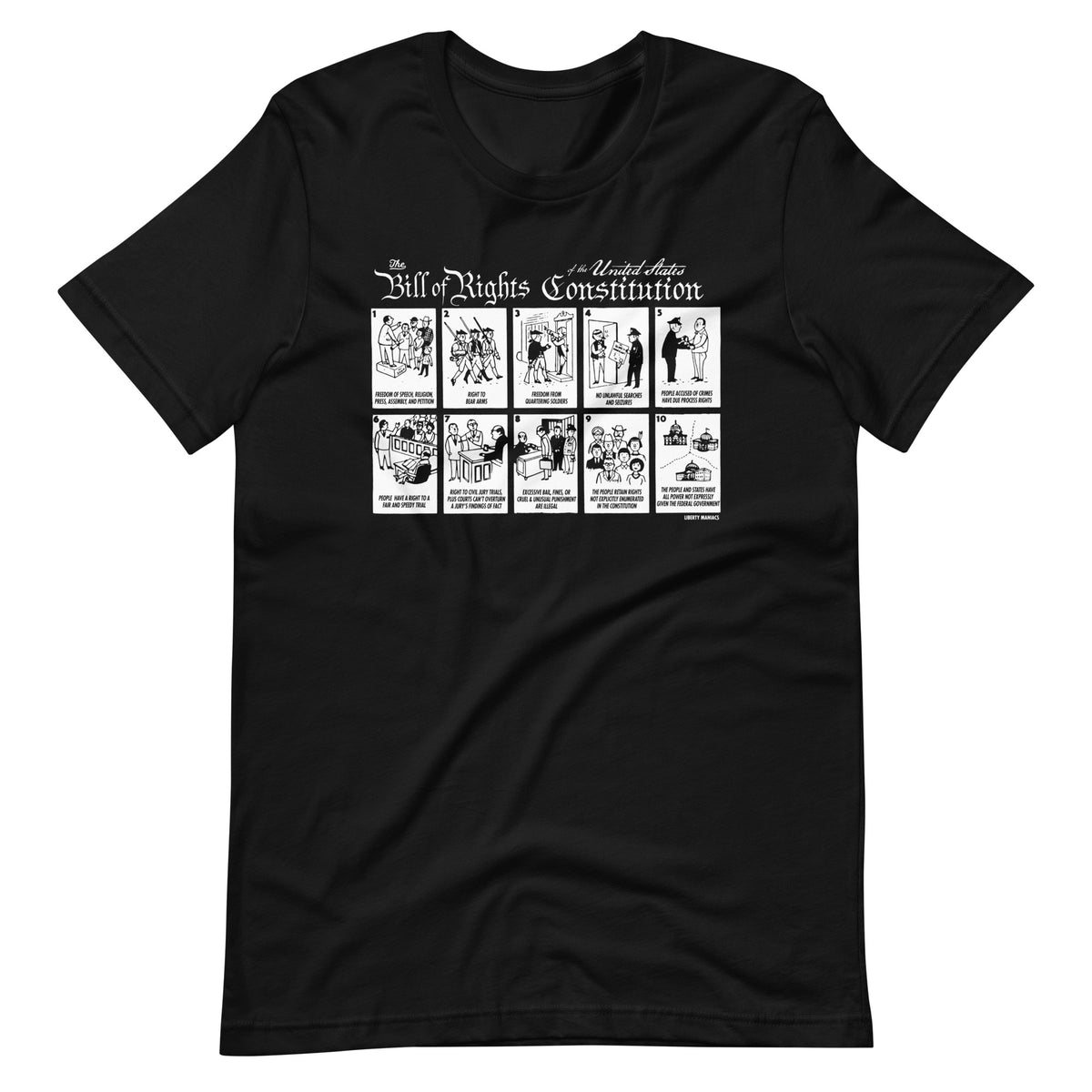 The Illustrated Bill of Rights T-Shirt