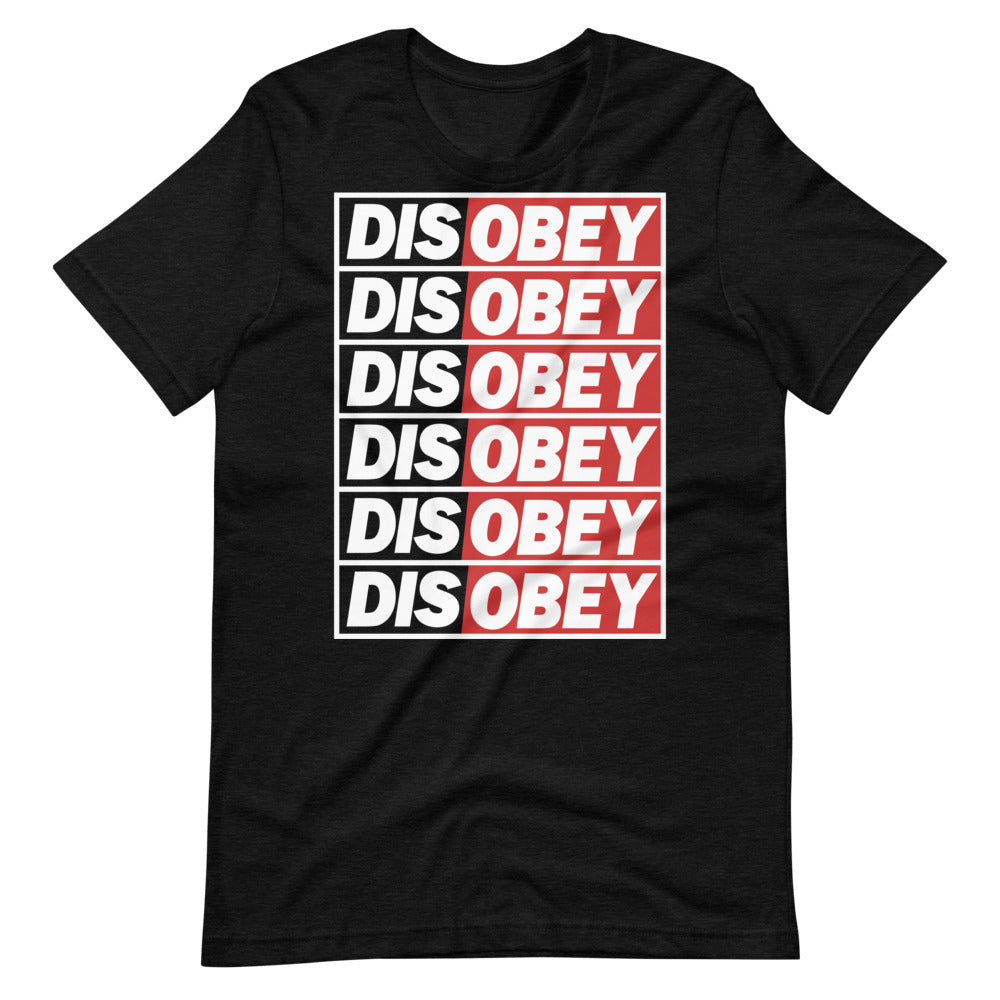 Disobey Stacked Short-Sleeve Unisex T-Shirt