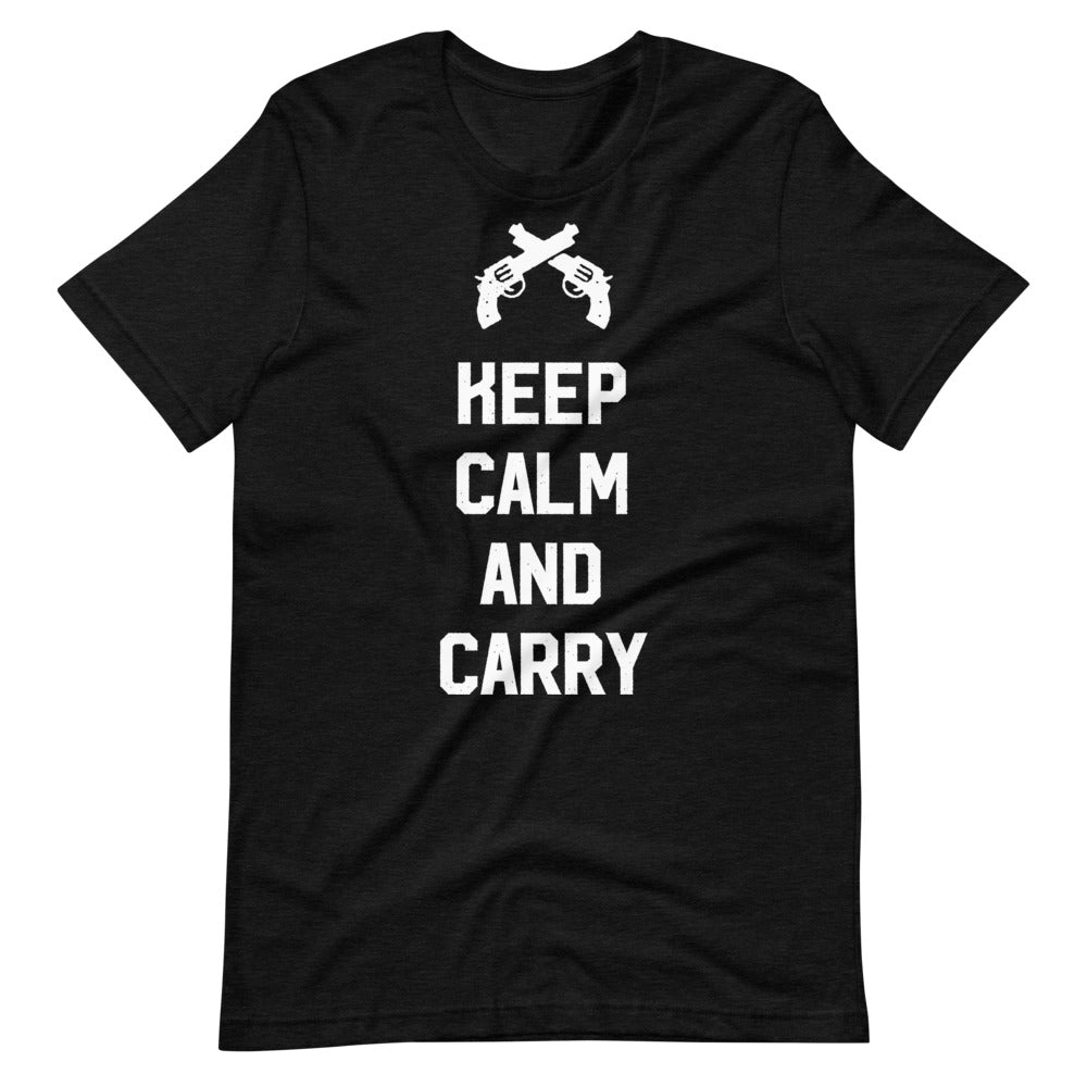 Keep Calm and Carry Short-Sleeve Unisex T-Shirt