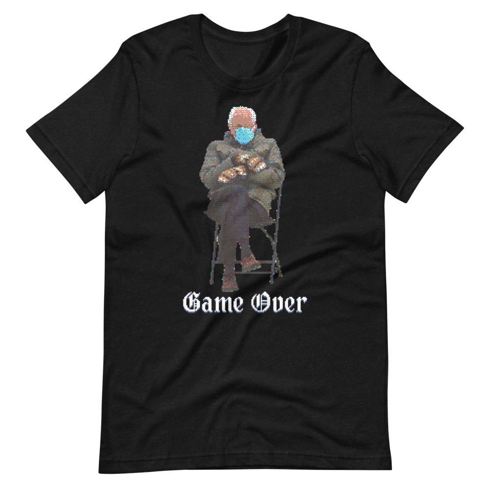 Bernie Sanders Game Over 8-Bit Pixel Art T-Shirt