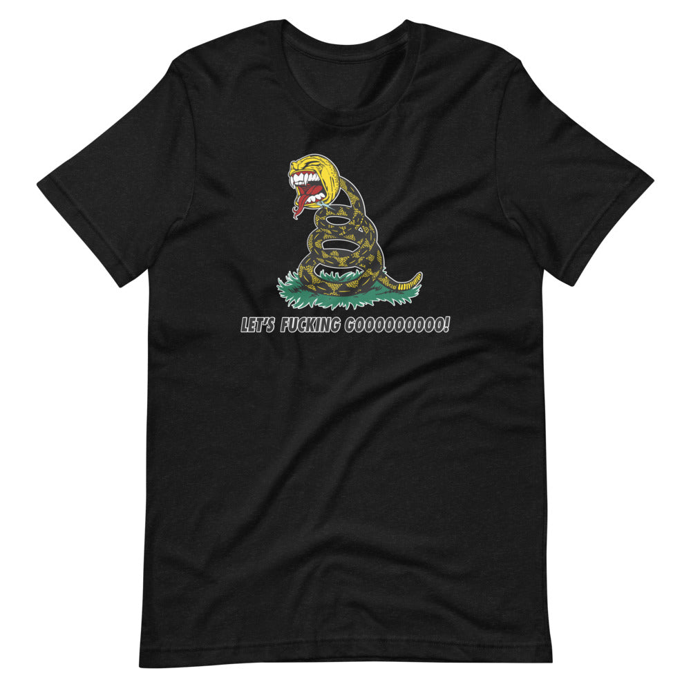 Let&#39;s Fucking Goooo Gadsden Short-Sleeve Unisex T-Shirt