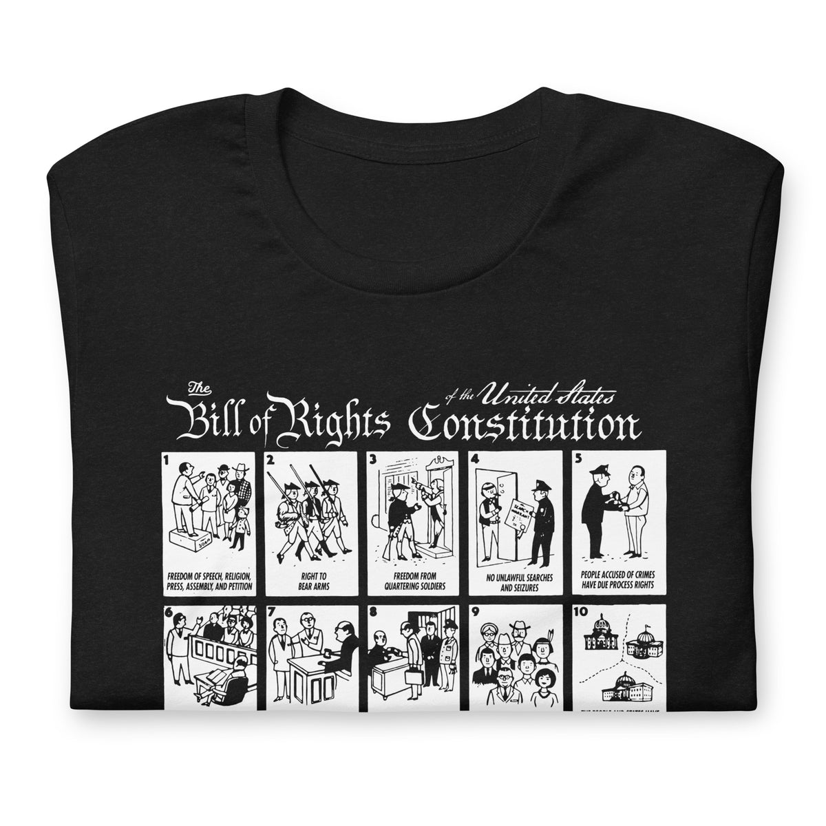 Illustrated Bill of Rights t-shirt by Liberty Maniacs