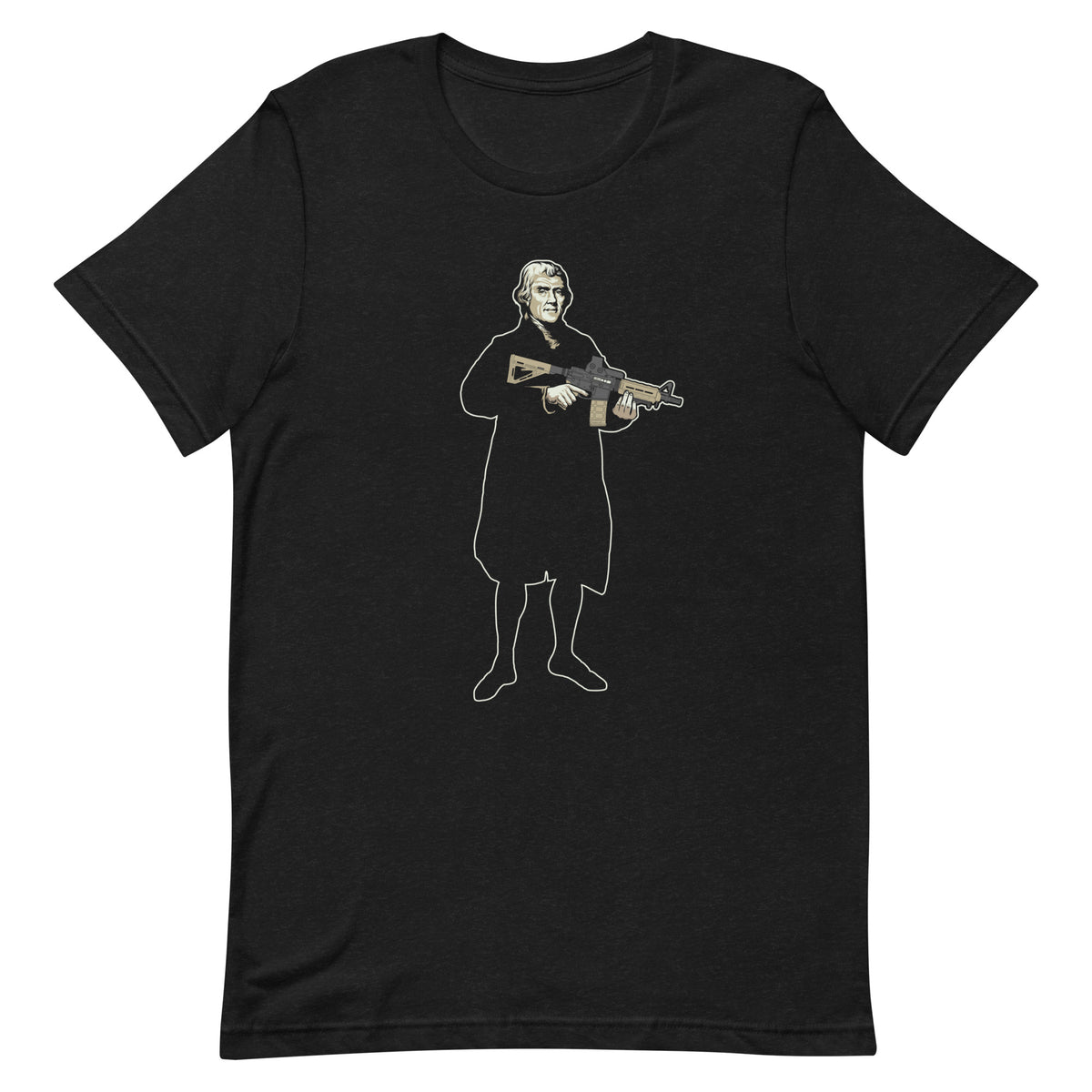 Thomas Jefferson With a Carbine T-Shirt