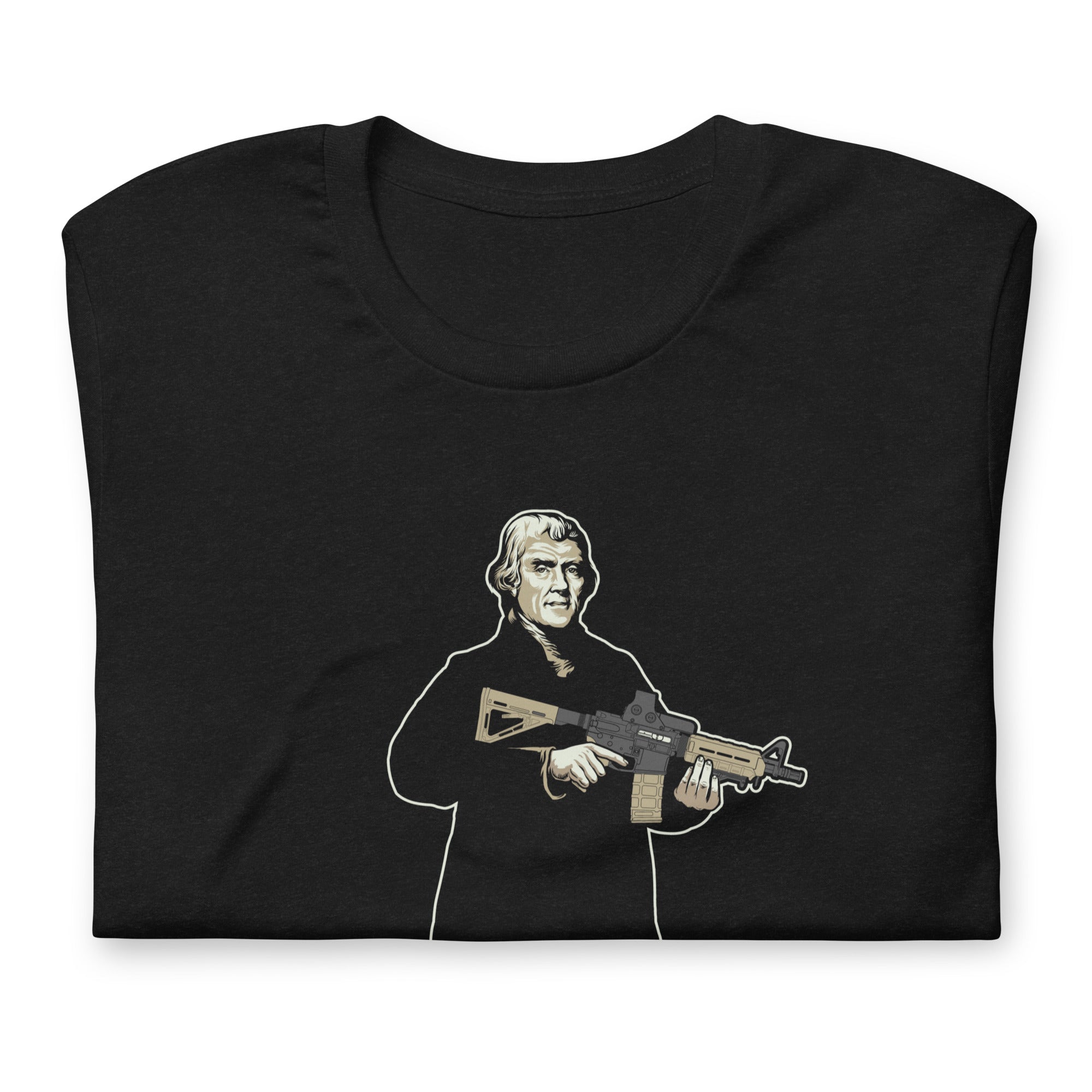 Thomas Jefferson With a Carbine T-Shirt