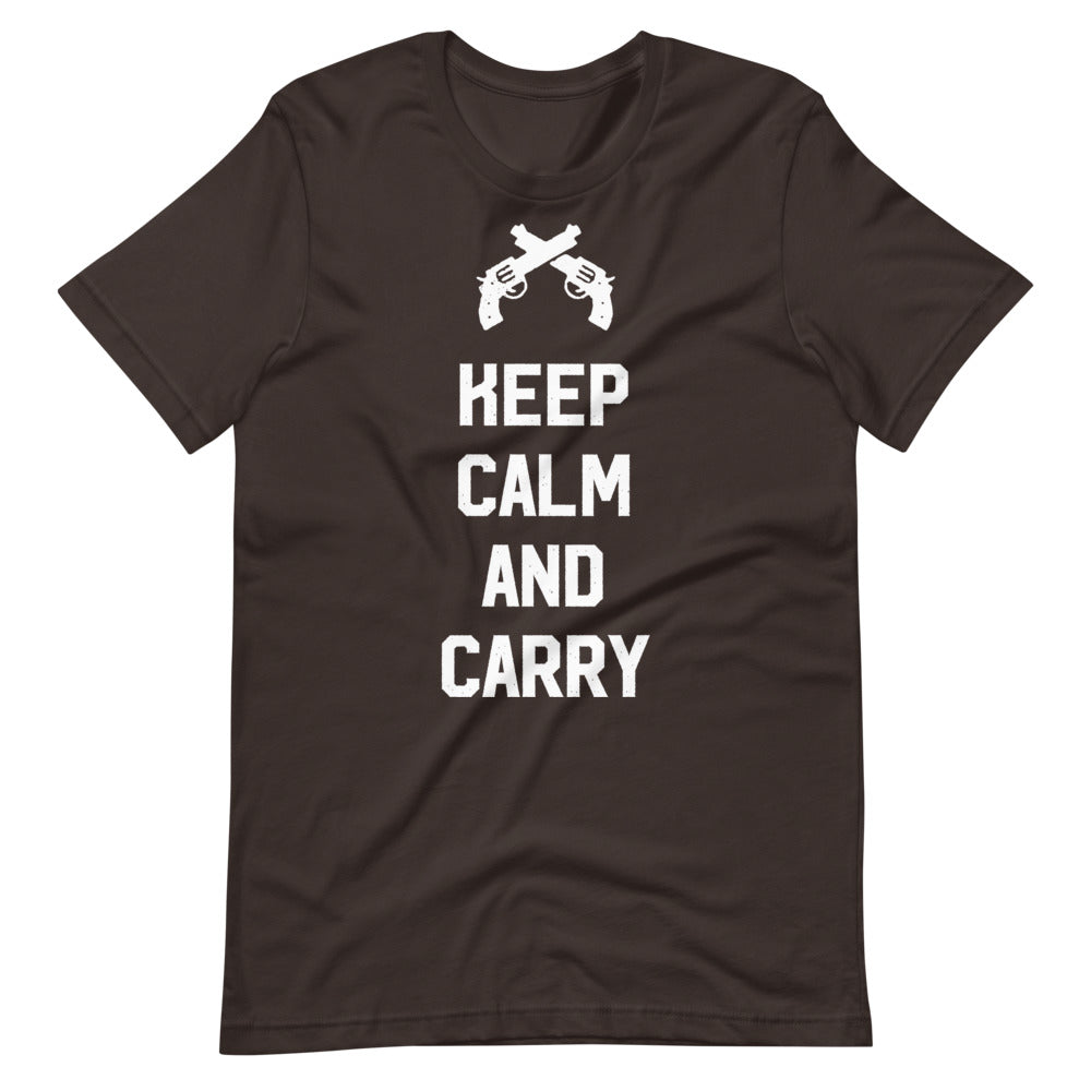 Keep Calm and Carry Short-Sleeve Unisex T-Shirt