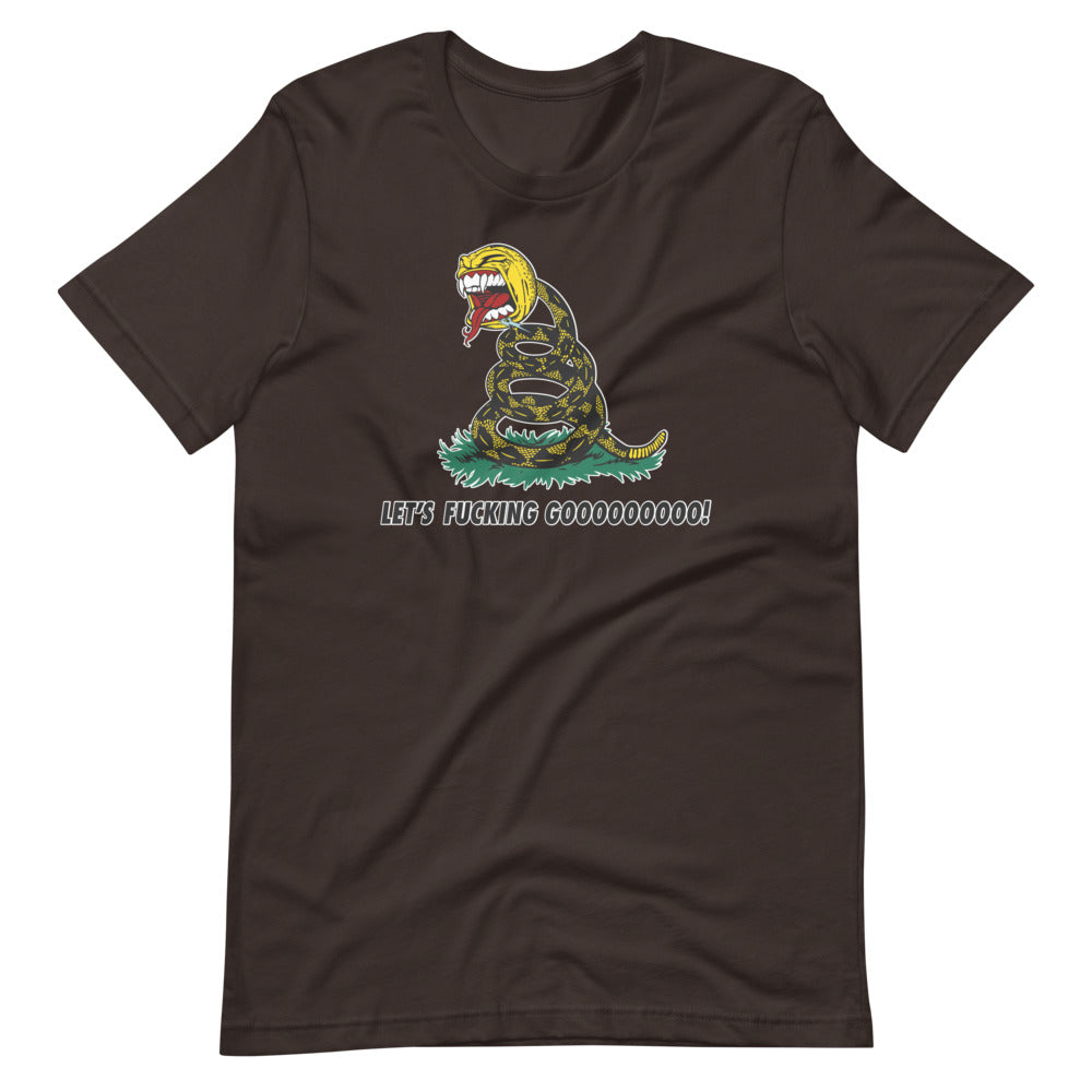 Let's Fucking Goooo Gadsden Short-Sleeve Unisex T-Shirt