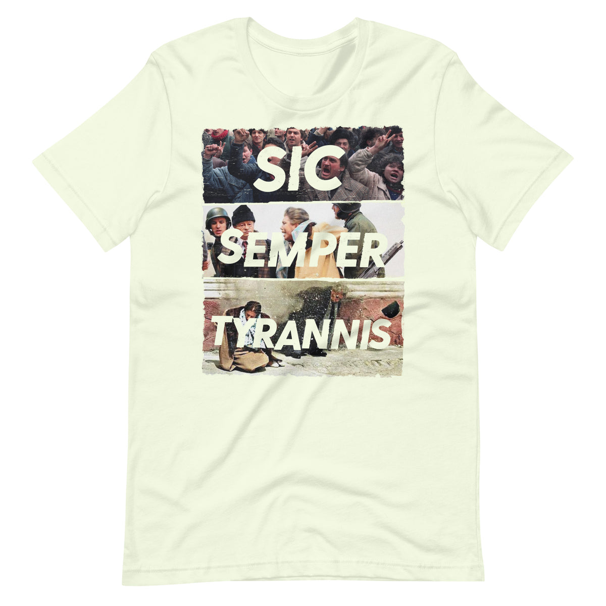 Sic Semper Tyrannis Ceausescu Unisex Graphic Tee
