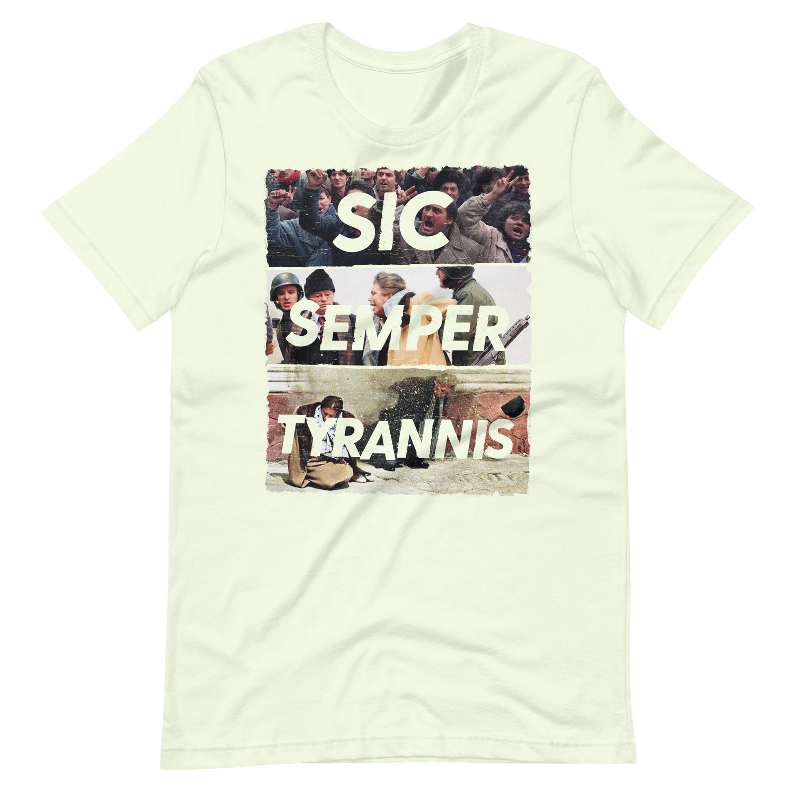 Sic Semper Tyrannis Ceausescu Unisex Graphic Tee