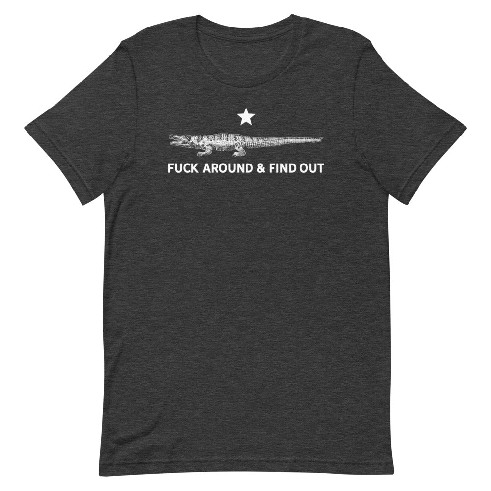 Crocodile Fuck Around And Find Out Short-Sleeve Unisex T-Shirt