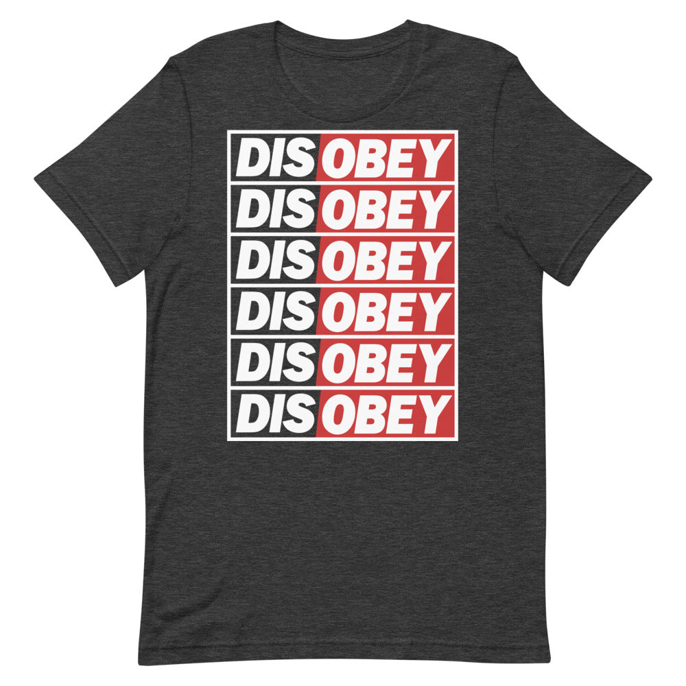 Disobey Stacked Short-Sleeve Unisex T-Shirt