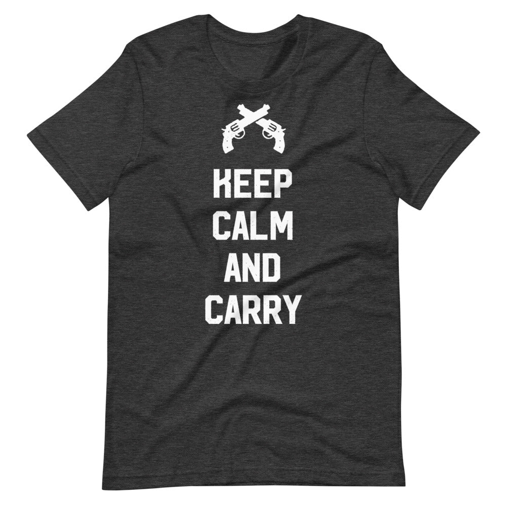 Keep Calm and Carry Short-Sleeve Unisex T-Shirt