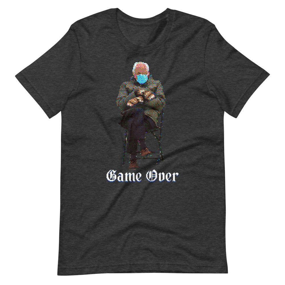 Bernie Sanders Game Over 8-Bit Pixel Art T-Shirt