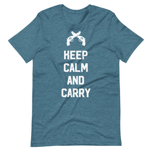 Keep Calm and Carry Short-Sleeve Unisex T-Shirt