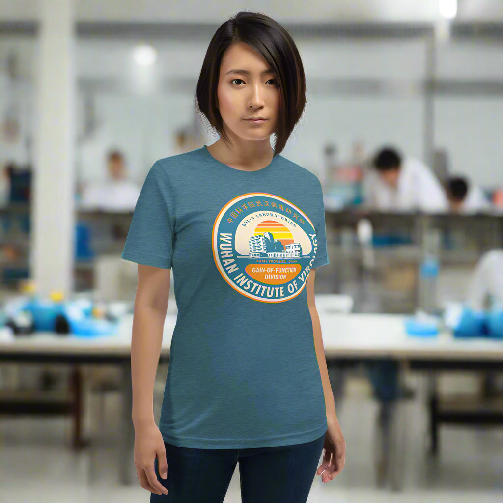Wuhan Institute of Virology Parody T-Shirt