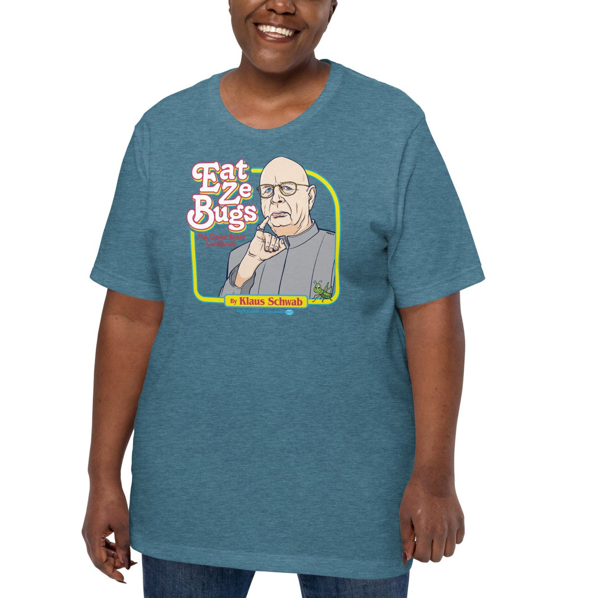 Eat Ze Bugs Great Reset Cookbook with Klaus T-Shirt