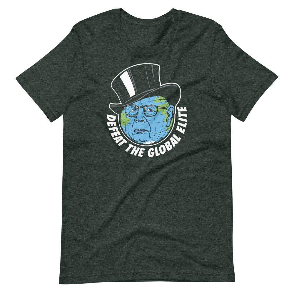 Defeat the Global Elite Short-Sleeve Unisex T-Shirt