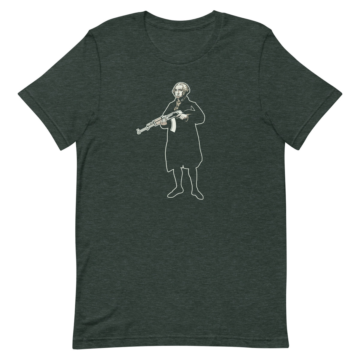 George Washington With an AK47 T-Shirt