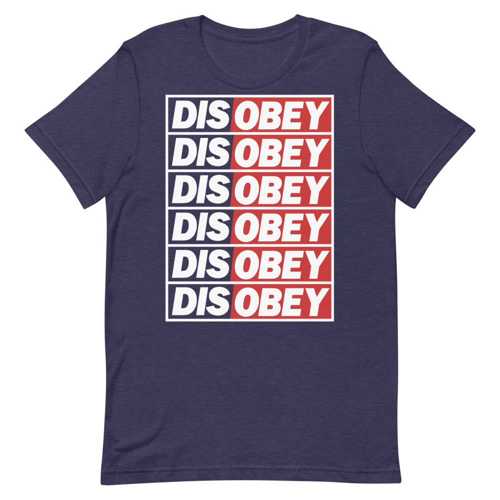 Disobey Stacked Short-Sleeve Unisex T-Shirt