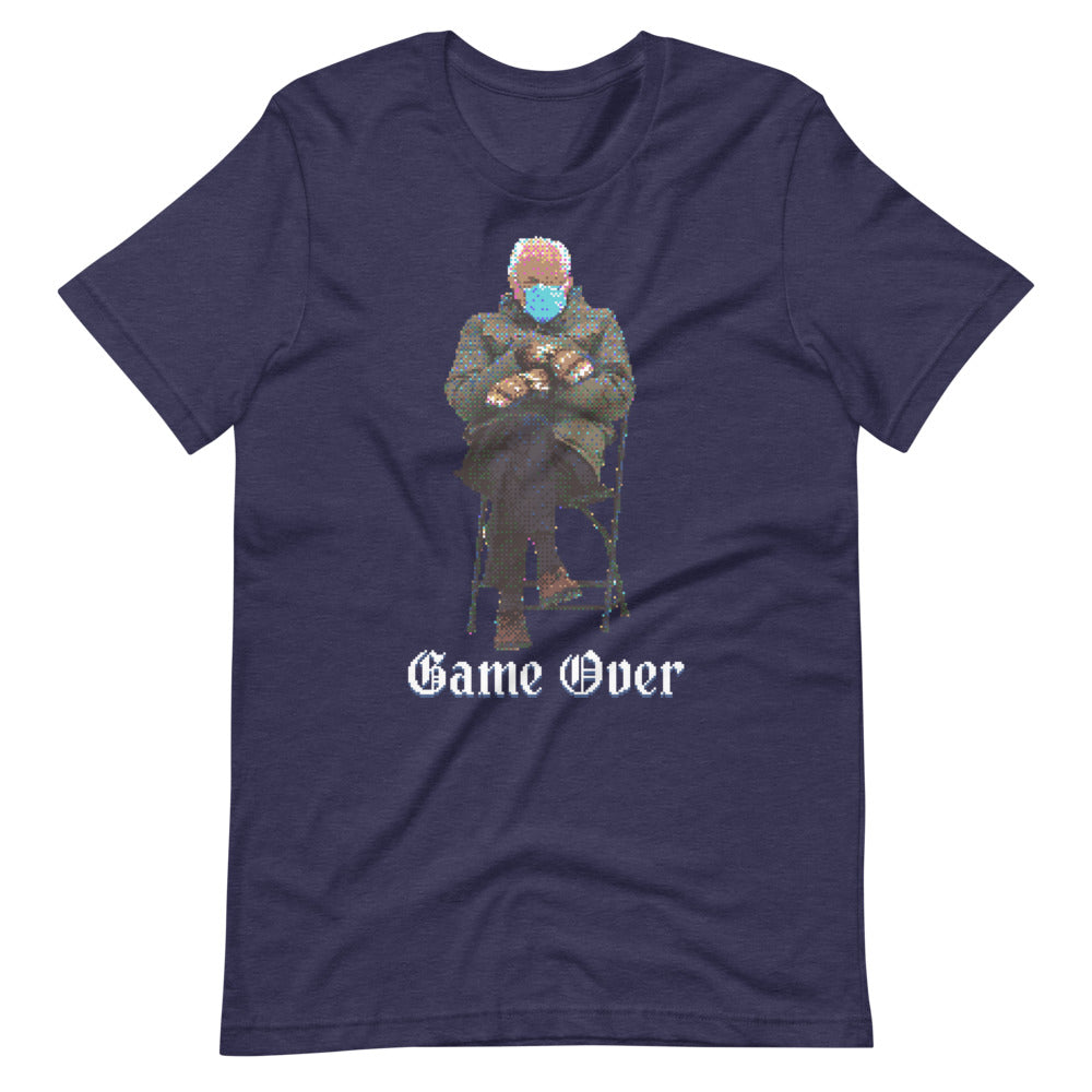 Bernie Sanders Game Over 8-Bit Pixel Art T-Shirt