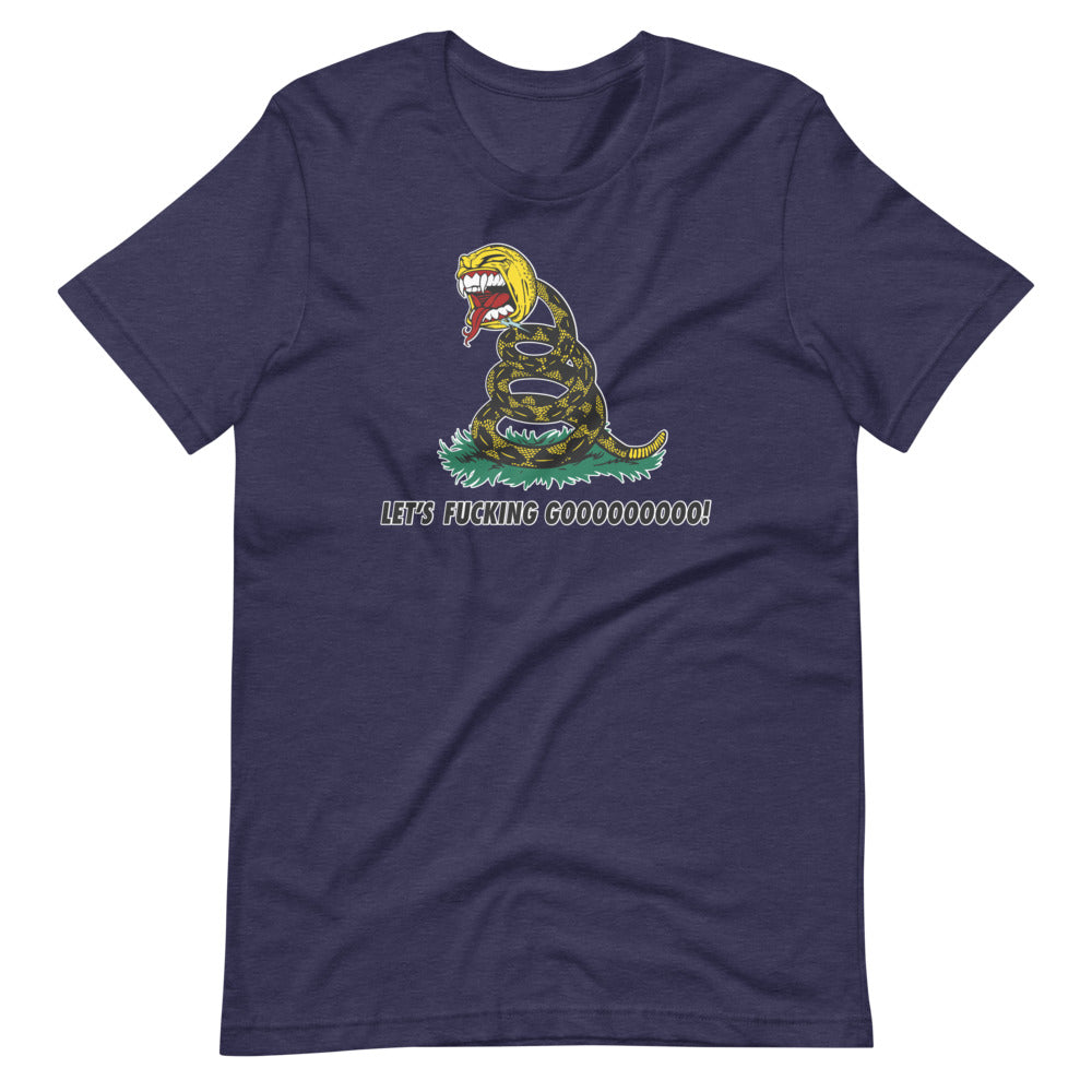 Let&#39;s Fucking Goooo Gadsden Short-Sleeve Unisex T-Shirt