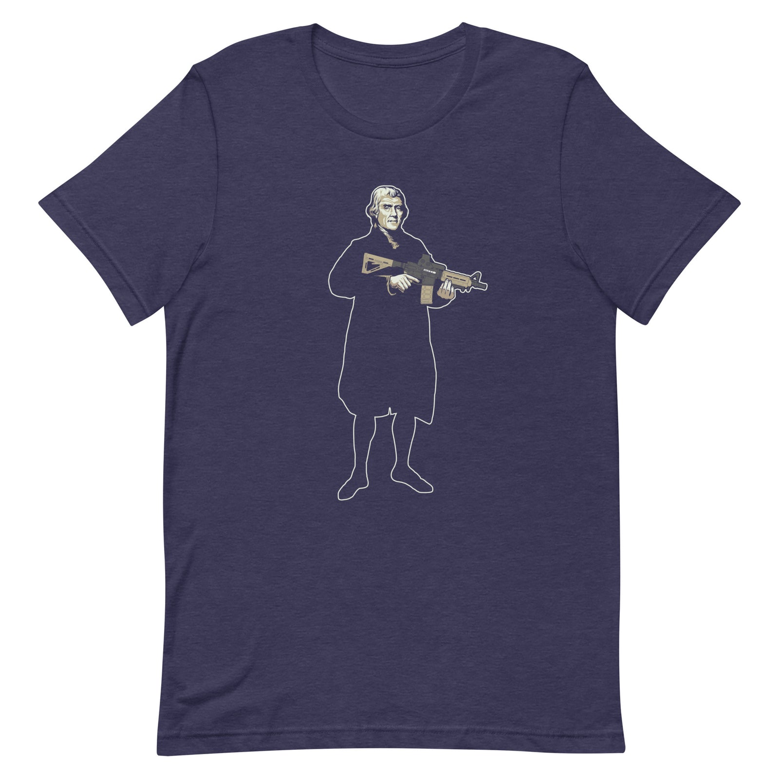 Thomas Jefferson With a Carbine T-Shirt
