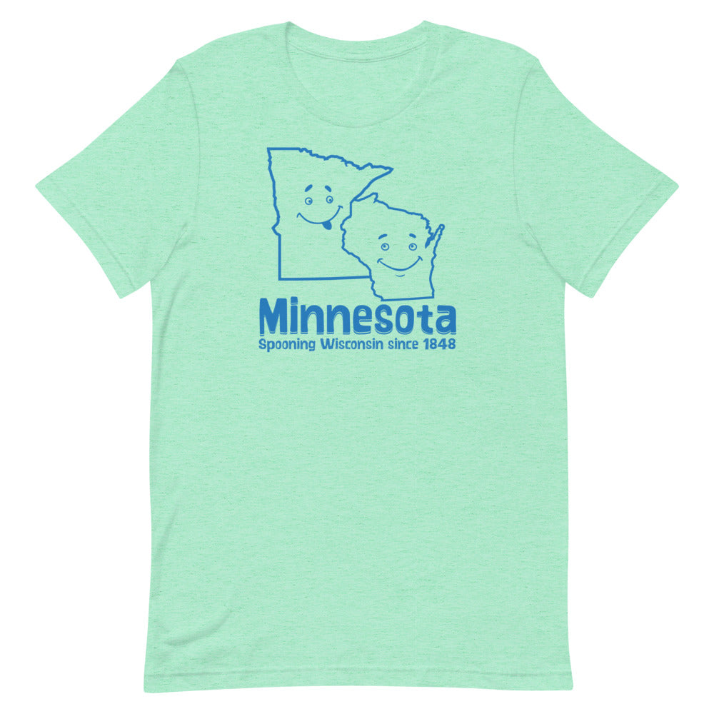 Minnesota Spooning Wisconsin Short-Sleeve Unisex T-Shirt